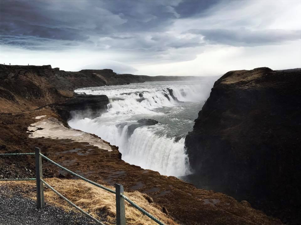 Iceland waterfall